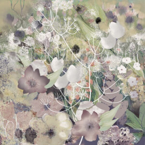 Pretty garden art print